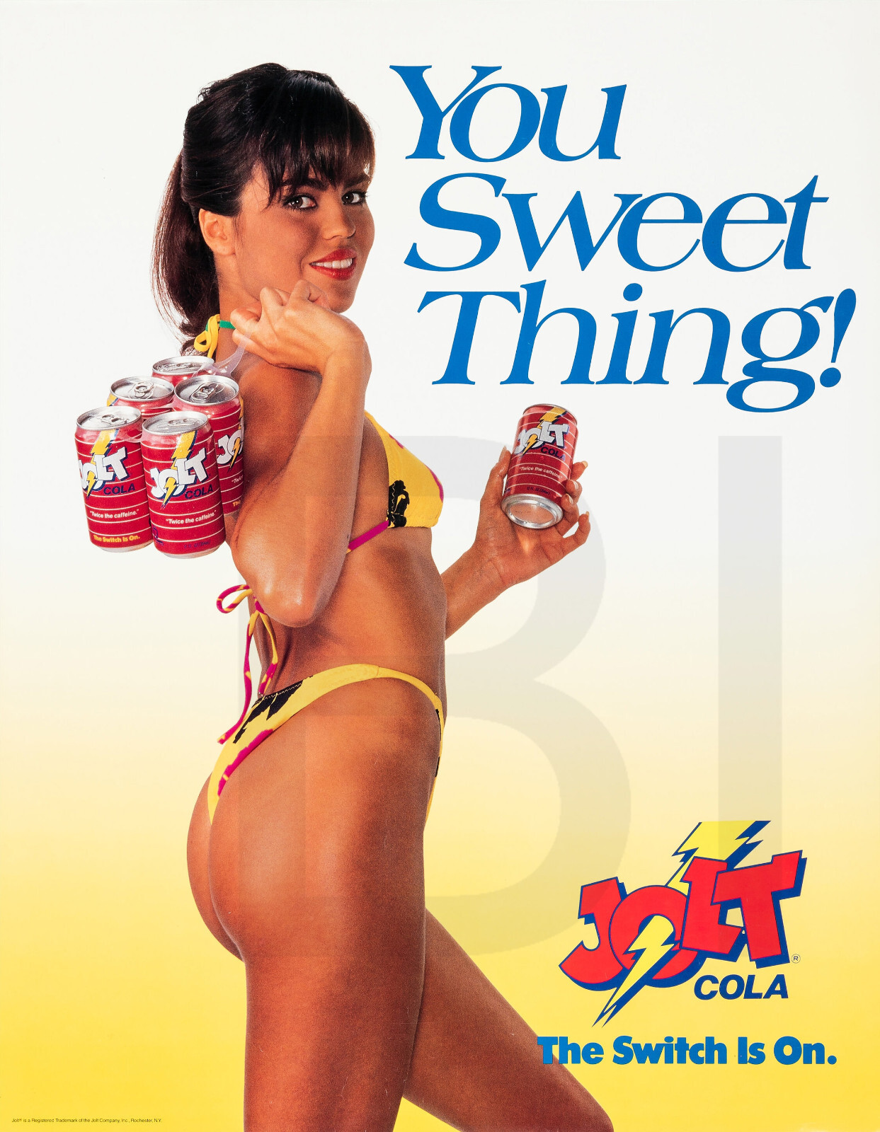 1985 Jolt Cola You Sweet Thing 11 x 14\ 1985 Jolt Cola You Sweet Thing 11 x 14\