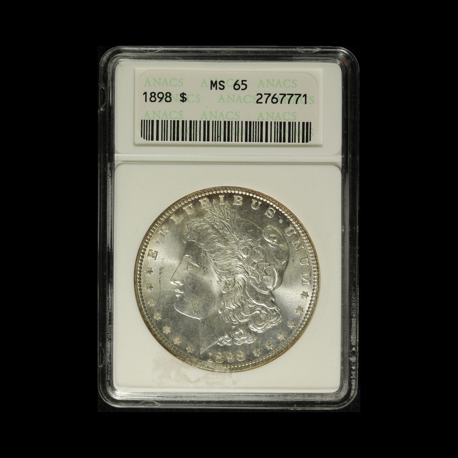 1898 $1 Morgan Silver Dollar ANACS-  USA