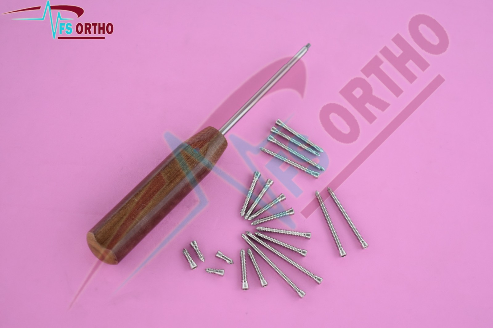 Safety Locking Screws 3.5 mm Stainless Steel 316L 220 pcs Lengths:12 to 50mm SS