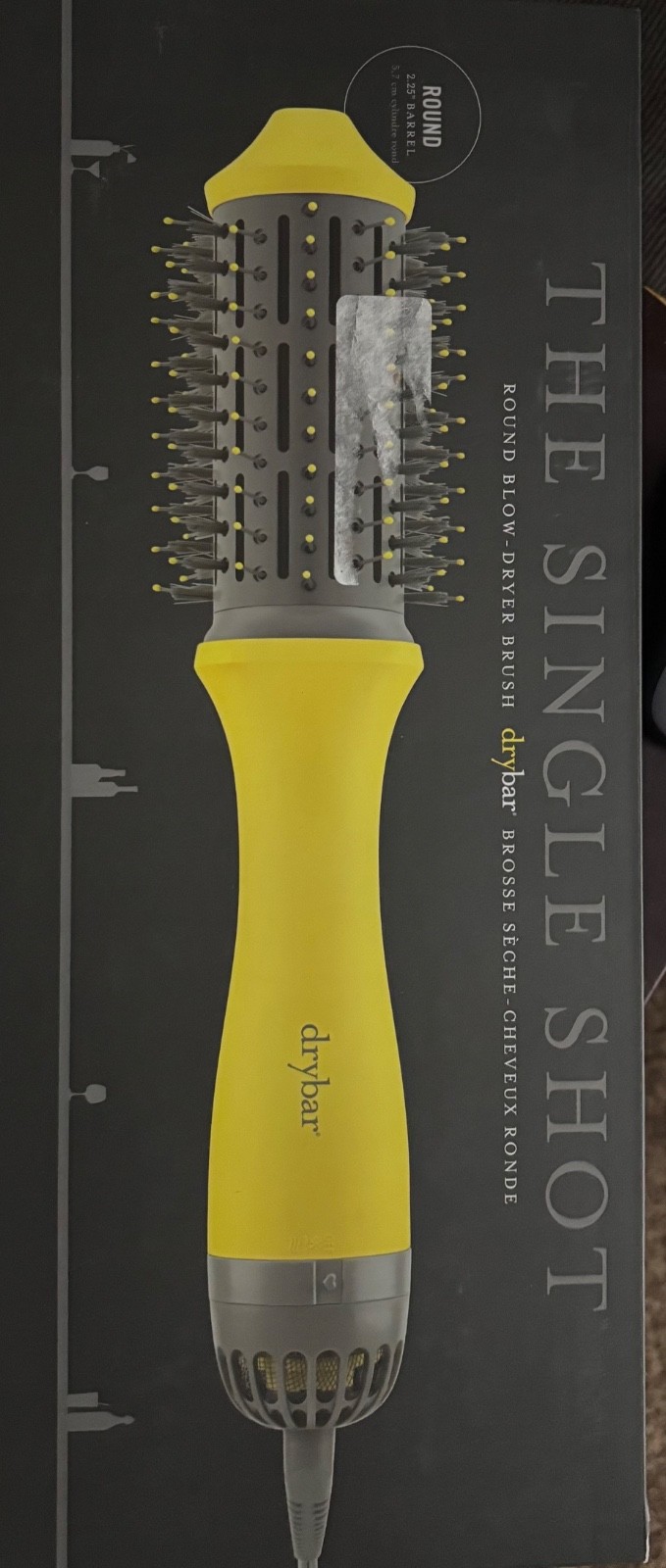 Drybar 900-2840-4 The Single Shot Round Blow Dryer Brush - Yellow Drybar 900-2840-4 The Single Shot Round Blow Dryer Brush - Yellow