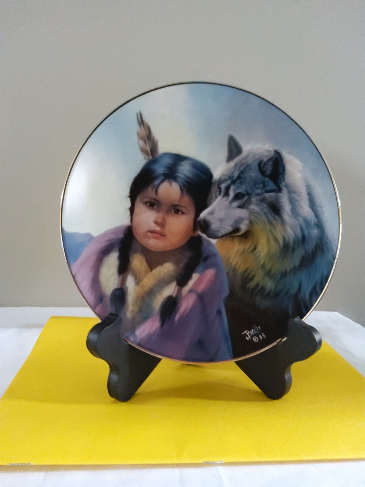Loyal Alliance Collectors Plate By G. Perrilo Plate Number 4653 C Loyal Alliance Collectors Plate By G. Perrilo Plate Number 4653 C