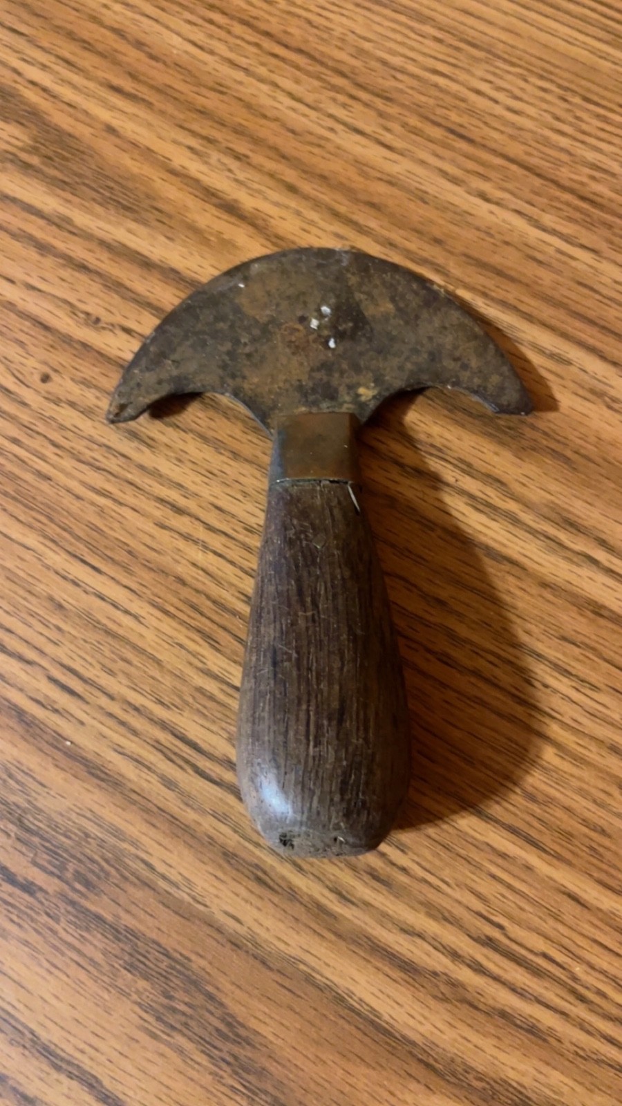 Early Antique Huber Leather Working Half Moon Round Knife Cutter Tool Phila PA Early Antique Huber Leather Working Half Moon Round Knife Cutter Tool Phila PA