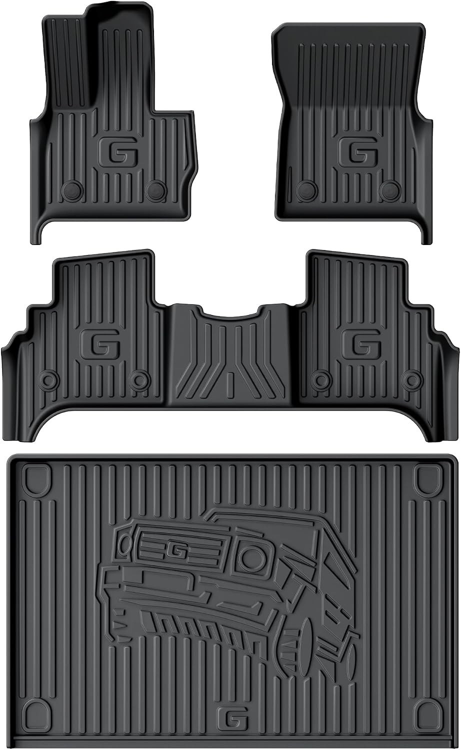 Floor Mats for 2019-2025 2026 Mercedes-Benz G Class/G550/G580/AMG G63 SUV Floor Mats for 2019-2025 2026 Mercedes-Benz G Class/G550/G580/AMG G63 SUV