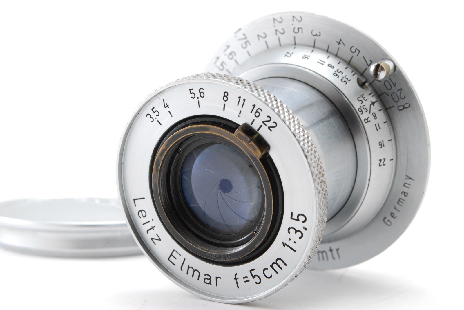 【N MINT+++】Leica Elmar 5cm 50mm f/3.5 LTM L39 Leica L Screw Mount Lens