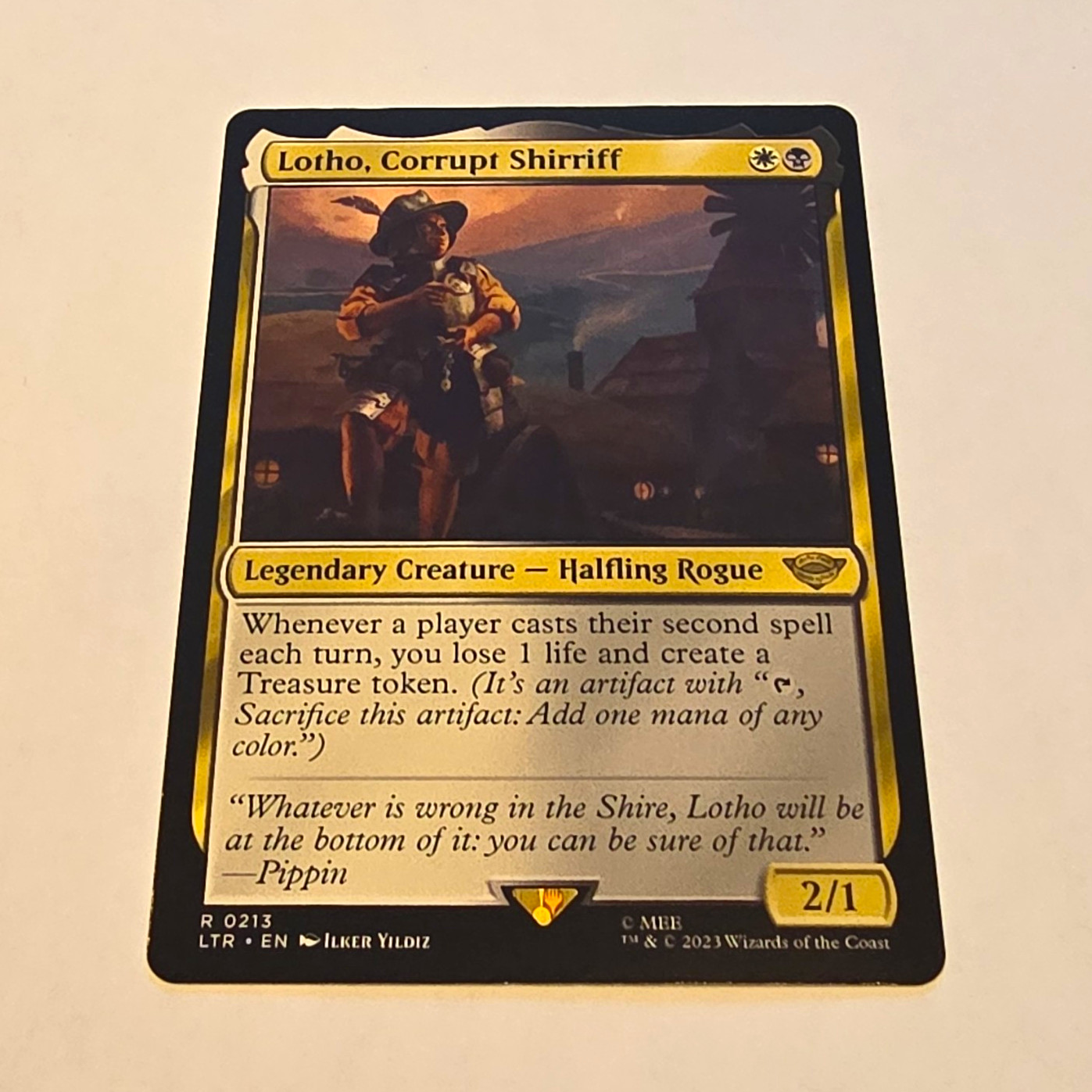 MTG: Lotho, Corrupt Shirriff (LTR) 0213 - Rare - NM