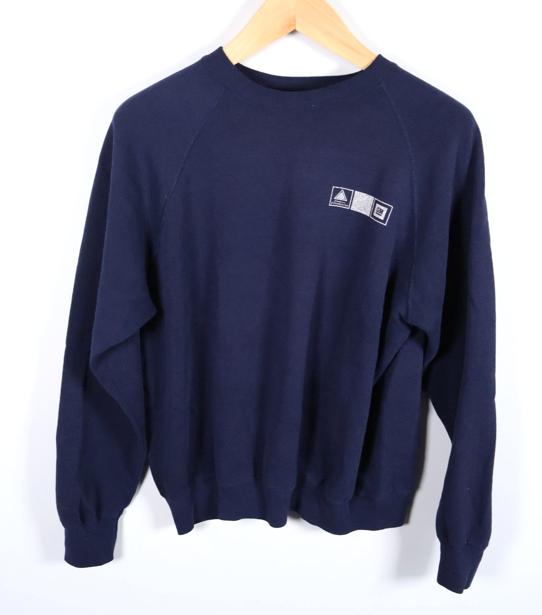 80s GM Delco Products Sweatshirt Adult Large Blue Raglan Sleeves General Motors 80s GM Delco Products Sweatshirt Adult Large Blue Raglan Sleeves General Motors