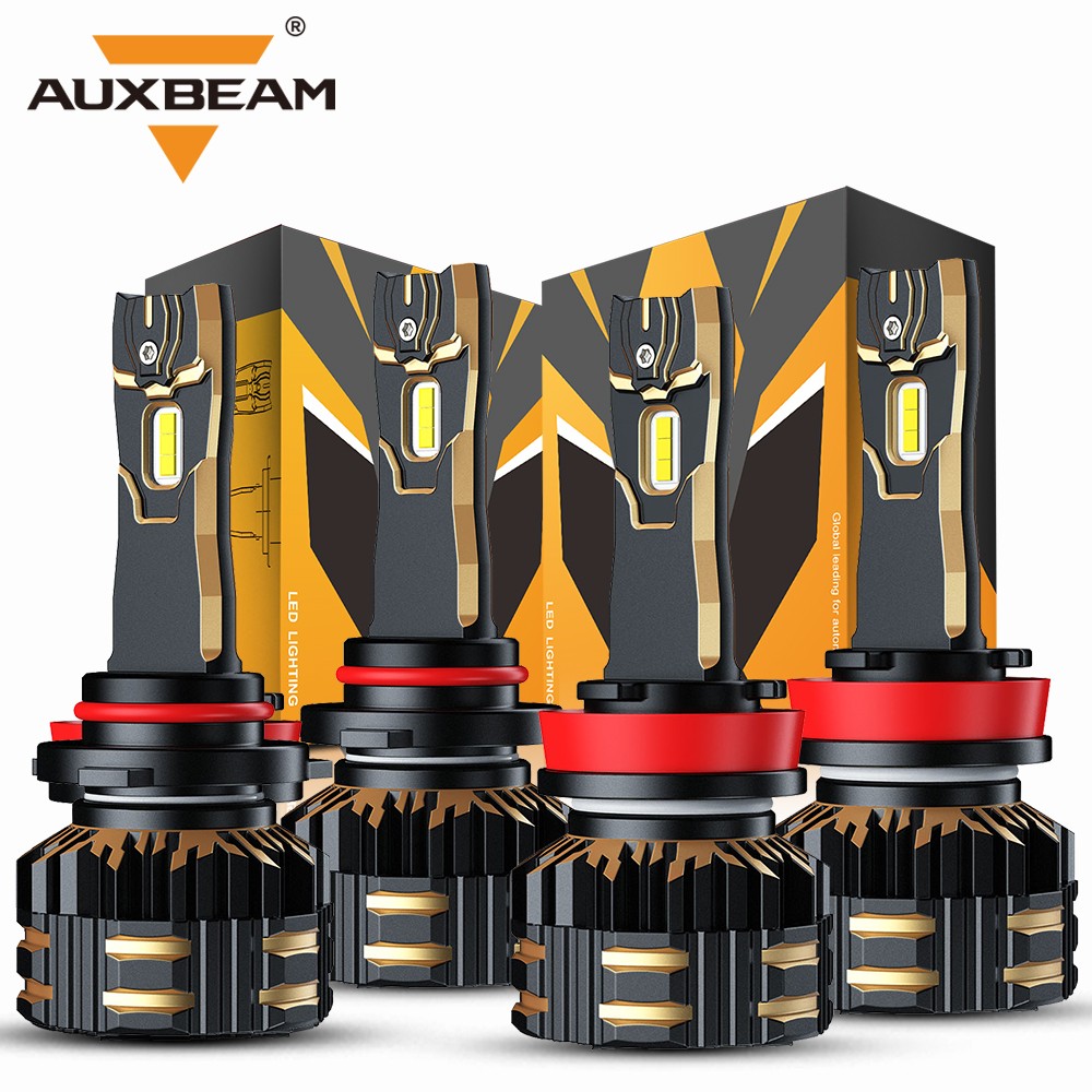 AUXBEAM Canbus H11 9005 LED Headlight Bulbs Combo High Low Beam Super Bright GX AUXBEAM Canbus H11 9005 LED Headlight Bulbs Combo High Low Beam Super Bright GX