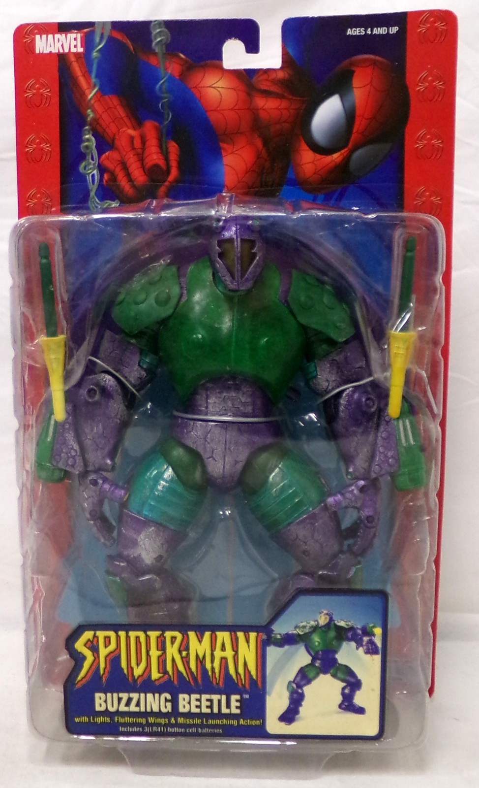 2005 Toy Biz Marvel Spider-Man Buzzing Beetle 6\ 2005 Toy Biz Marvel Spider-Man Buzzing Beetle 6\