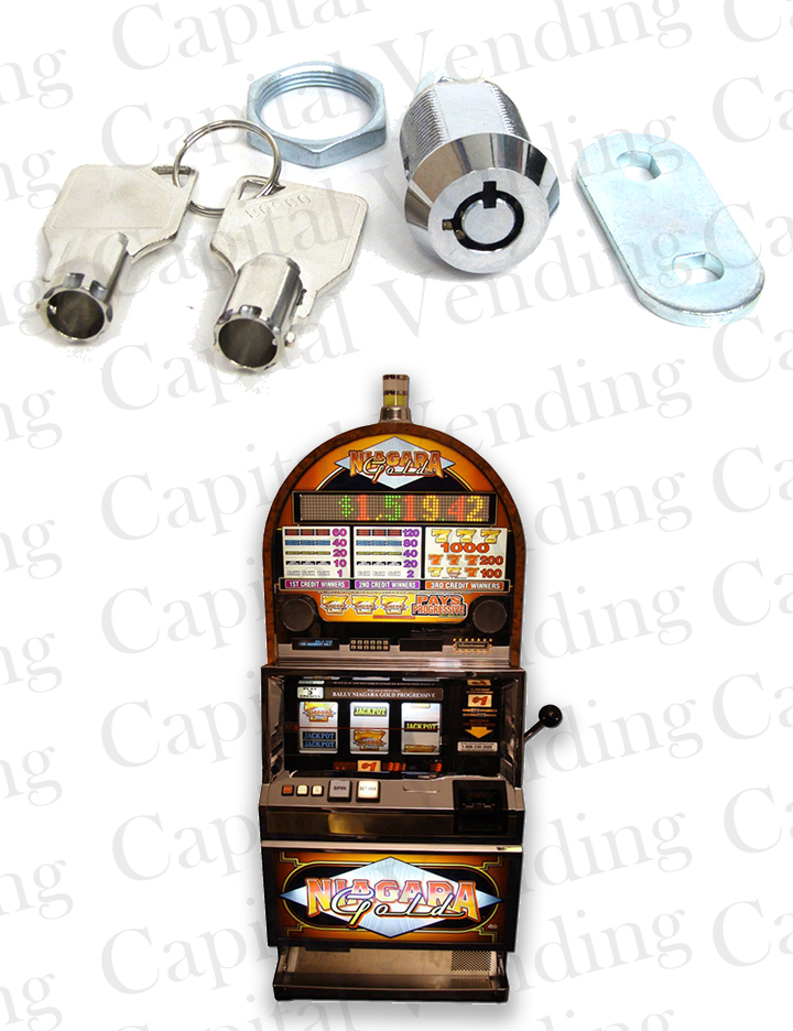 Bally 6000 Slot Machine Replacement Lock and Key Kit Bally 6000 Slot Machine Replacement Lock and Key Kit