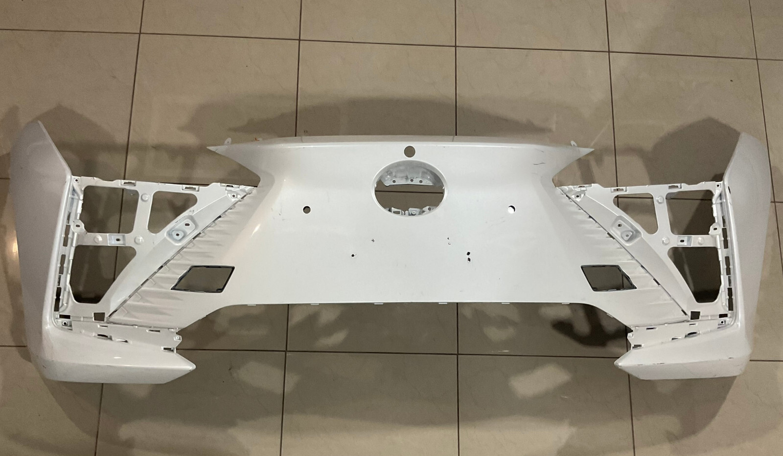 Front Bumper Cover White 2023-2024 Lexus RZ 52119+46130 OEM
