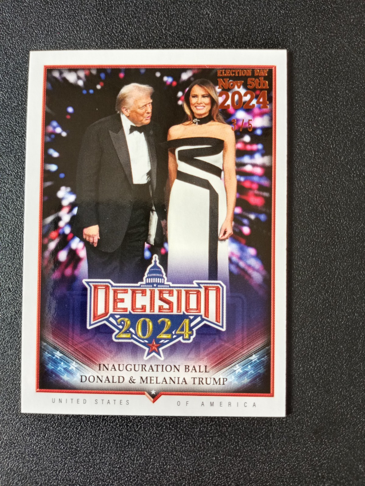 2024 Decision Update #235 Inauguration Ball Donald Trump & Melania Bronze 3/5 2024 Decision Update #235 Inauguration Ball Donald Trump & Melania Bronze 3/5