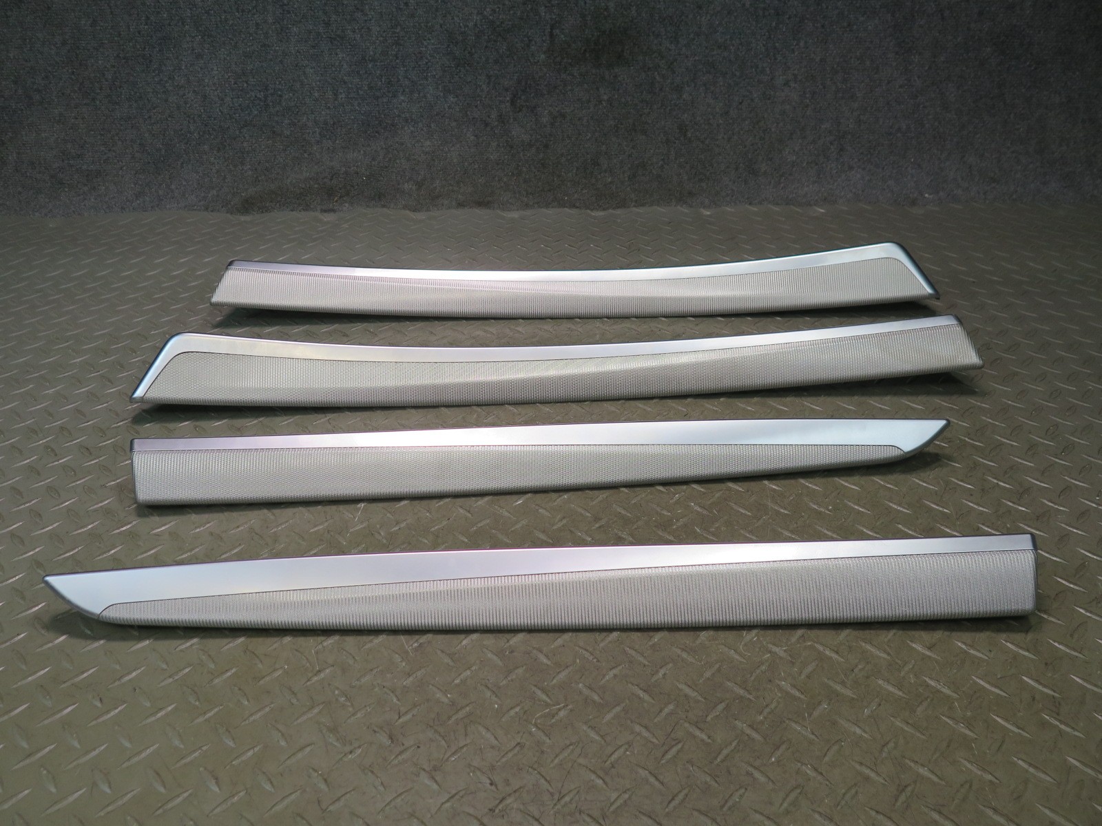 2012-2016 BMW F10 M5 FRONT & REAR DOOR ALUMINIUM TRACE TRIM BEZEL PANEL SET OF 4
