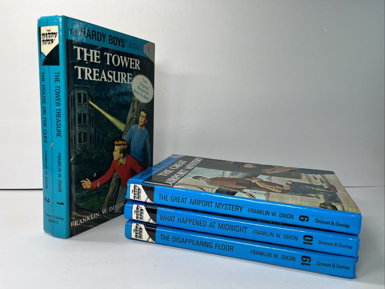 The Hardy Boys Collection Vintage Franklin W Dixon 5 Volumes/ 4 Books Flashlight The Hardy Boys Collection Vintage Franklin W Dixon 5 Volumes/ 4 Books Flashlight