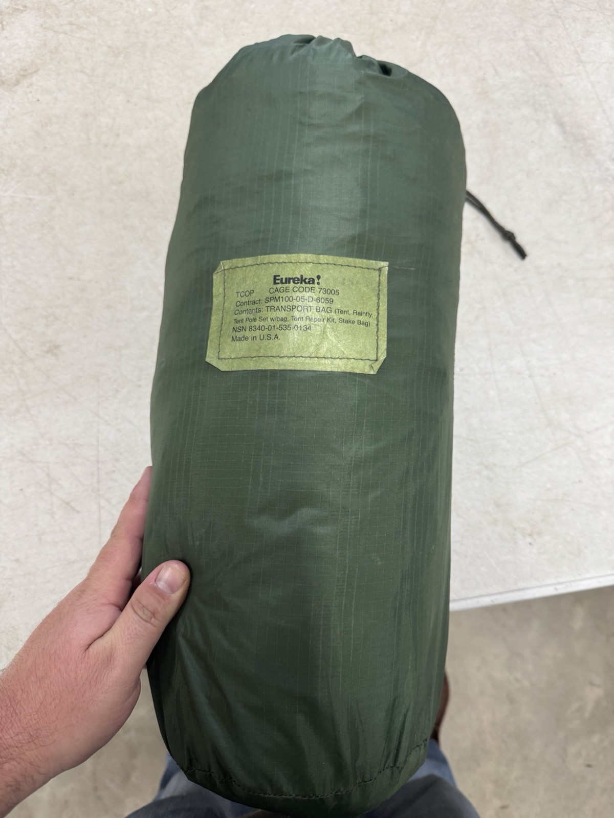 USMC One Person Combat Tent TCOP -  Marine Corp Woodland Camo Tent, Surplus USGI