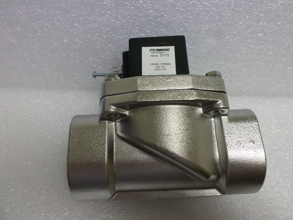 OMEGA-FLO SV175 2-Way 316 Stainless Steel Solenoid Valve 1 1/4 , 14W OMEGA-FLO SV175 2-Way 316 Stainless Steel Solenoid Valve 1 1/4 , 14W