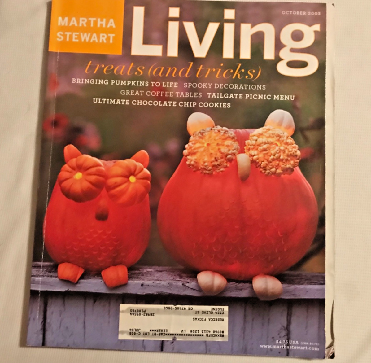 Halloween Vintage Martha Stewart Living from 2003. Classic Halloween Vintage Martha Stewart Living from 2003. Classic