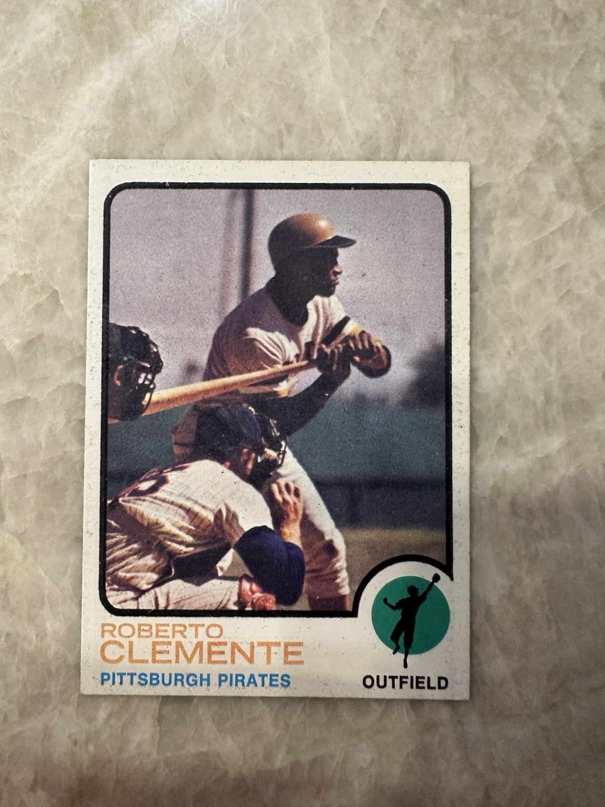1973 Topps - Roberto Clemente #50 Pittsburgh Pirates MLB Baseball Card Sharp 1973 Topps - Roberto Clemente #50 Pittsburgh Pirates MLB Baseball Card Sharp