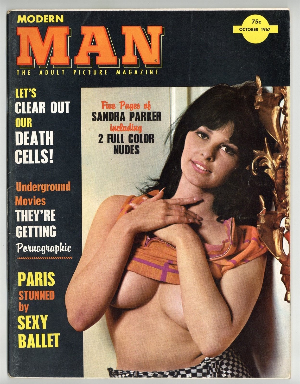 Modern Man 1967 Andre De Dienes, Sandra Parker 68pgs Pinup Magazine M40327 Modern Man 1967 Andre De Dienes, Sandra Parker 68pgs Pinup Magazine M40327