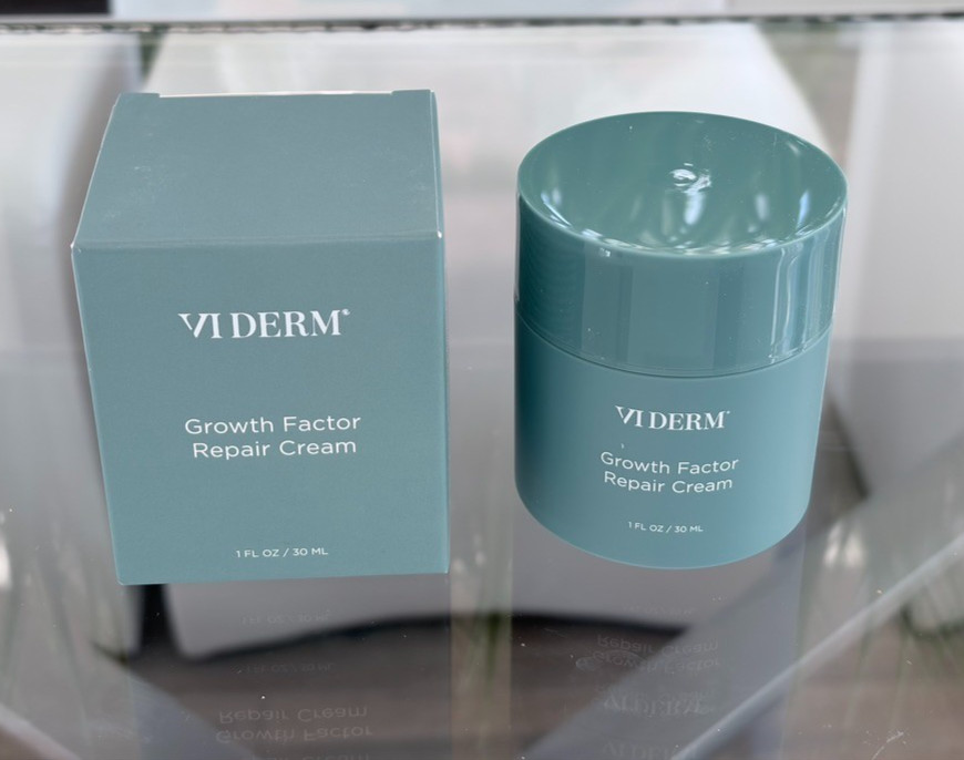 Vi Derm Growth Factor Repair Cream Peptide 1 oz / 30 ml New in Retail Packaging Vi Derm Growth Factor Repair Cream Peptide 1 oz / 30 ml New in Retail Packaging