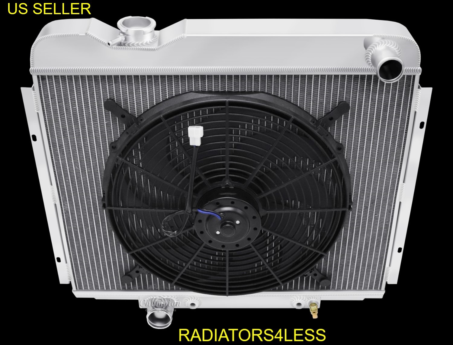 CHAMPION 4 ROW ALUMINUM RADIATOR W/ 16\