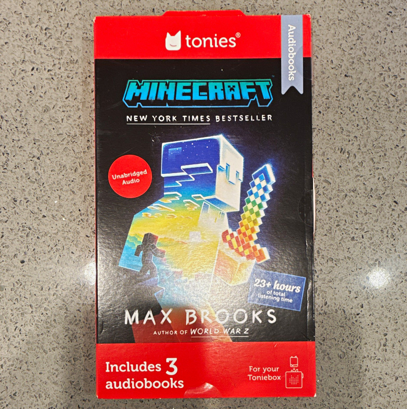 tonies Minecraft Audiobooks Set by Max Brooks, 3 Unabridged Audio, 23+ hrs tonies Minecraft Audiobooks Set by Max Brooks, 3 Unabridged Audio, 23+ hrs
