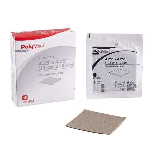 Polymem Silver Non Adhesive Pads 4.25 Polymem Silver Non Adhesive Pads 4.25