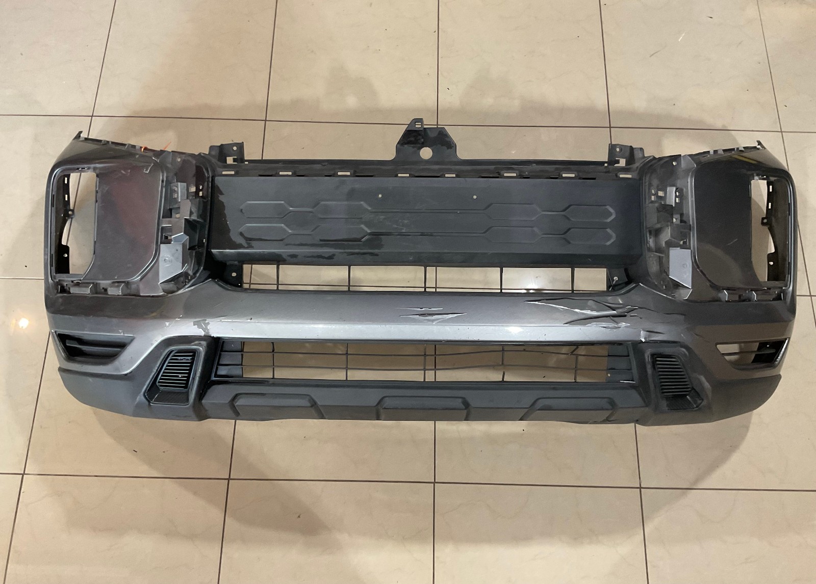 Front Bumper Gray 2020-2022 Mitsubishi Outlander SPORT 6400J611ZZ OEM Original Front Bumper Gray 2020-2022 Mitsubishi Outlander SPORT 6400J611ZZ OEM Original