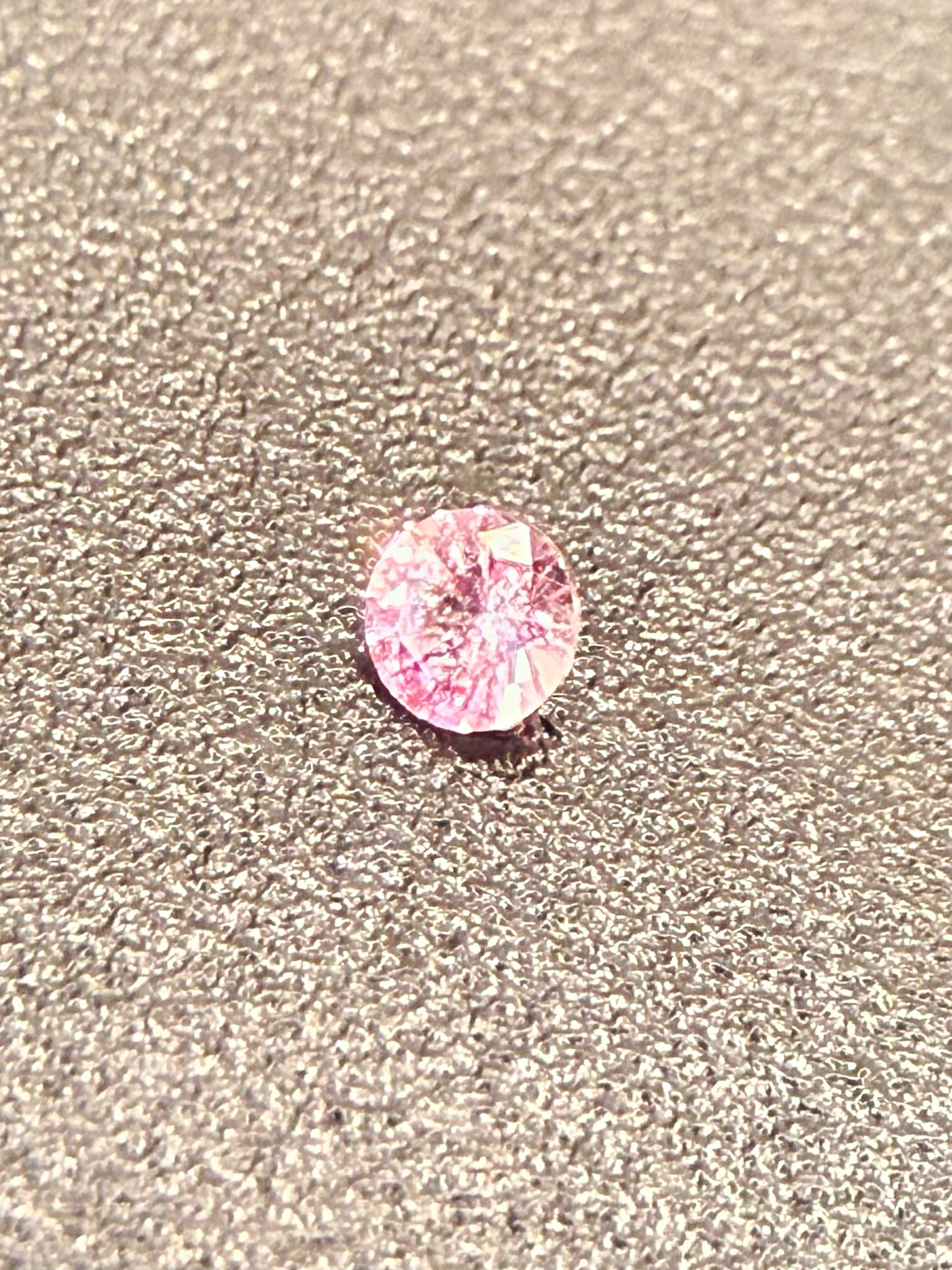 CGRL Certified Natural Pink Sapphire Round Cut Loose Gem 2.55x2.51x1.61mm