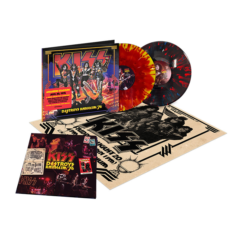 KISS Destroys Anaheim \'76 (Destructive Fire& Anaheim’s Apocalypse) 2LP