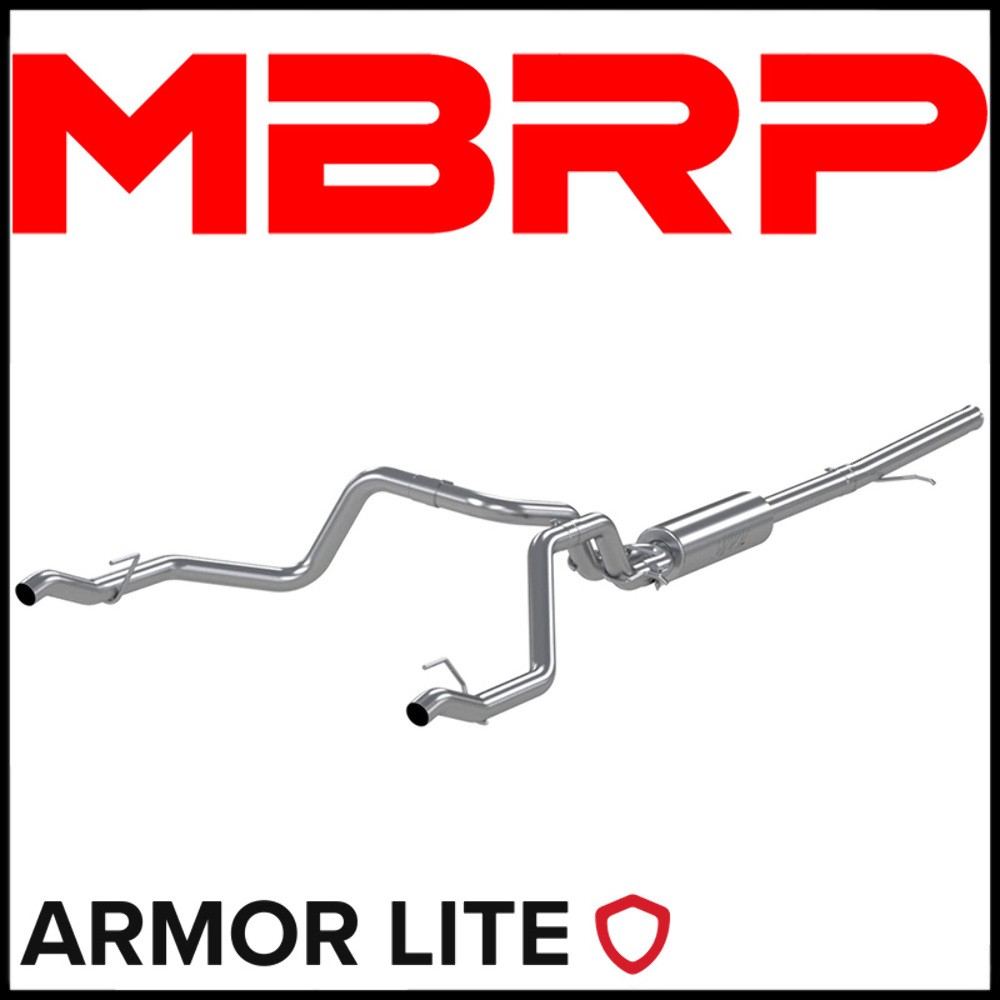 MBRP Armor Lite Cat-Back Exhaust System fit 2019-2026 Silverado Sierra 1500 5.3L