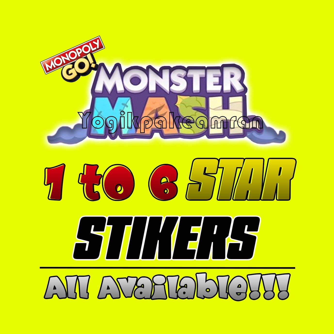 MONO_POLY_GO STICKER 1⭐ 2⭐ 3⭐ 4⭐ 5⭐ 6⭐- ALL AVAILABLE MONSTER MASH ALBUM MONO_POLY_GO STICKER 1⭐ 2⭐ 3⭐ 4⭐ 5⭐ 6⭐- ALL AVAILABLE MONSTER MASH ALBUM