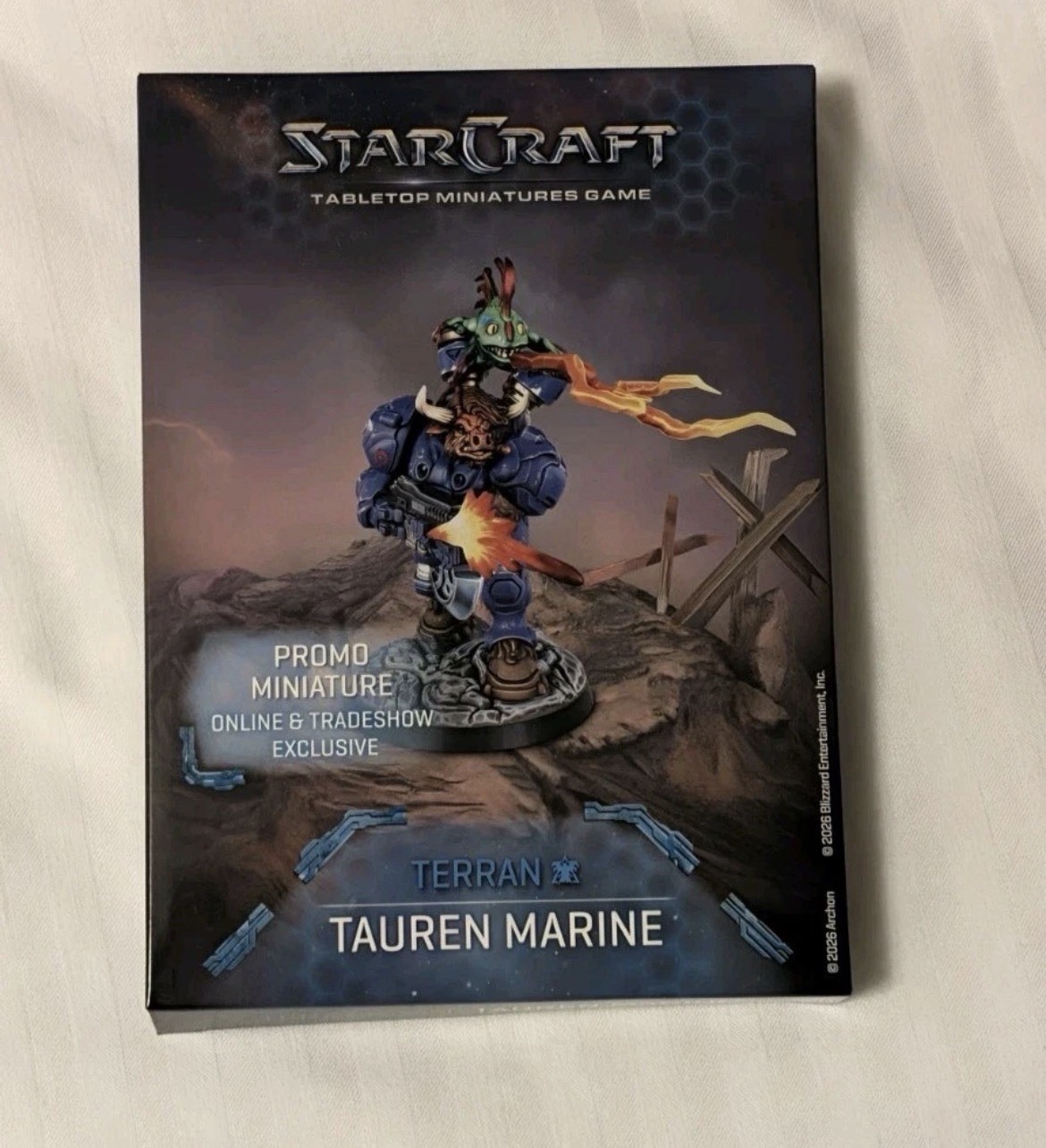 StarCraft Tabletop Miniatures Game Terran Tauren Marine Promo - Blizzcon 2026