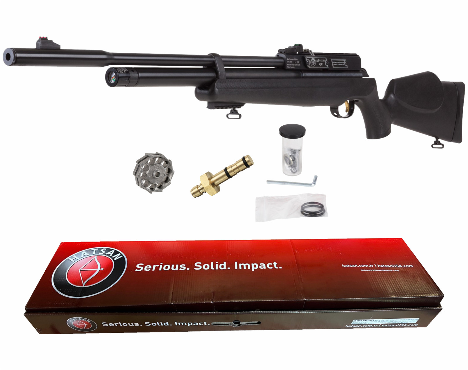 Hatsan AT44S10 .177 Cal QE QuietEnergy Side Lever with Open Sights PCP Air Rifle Hatsan AT44S10 .177 Cal QE QuietEnergy Side Lever with Open Sights PCP Air Rifle