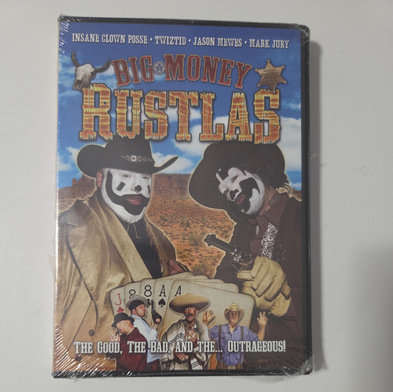 Big Money Rustlas (DVD, 2010) INSANE CLOWN POSSE - BRAND NEW FACTORY SEALED Big Money Rustlas (DVD, 2010) INSANE CLOWN POSSE - BRAND NEW FACTORY SEALED