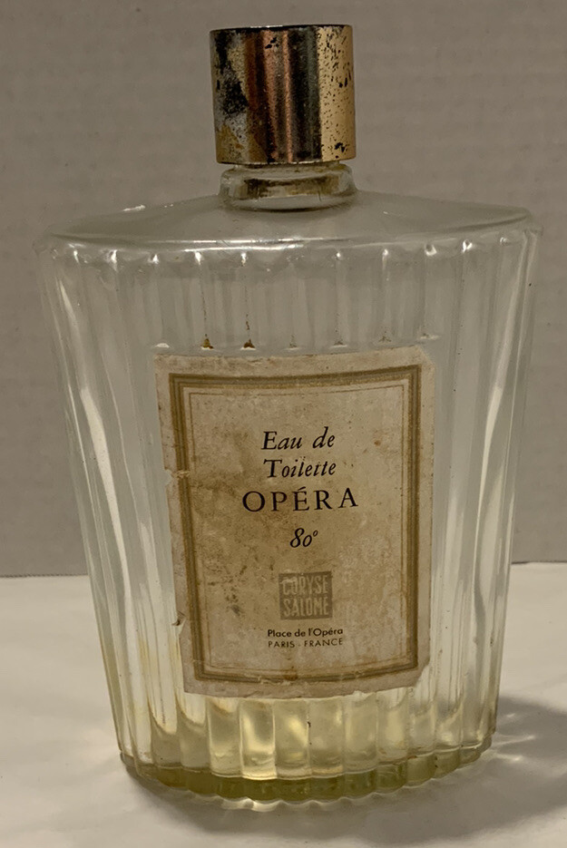 Coryse Salome Place de L\'Opera Peche Permis Eau de Toilette Perfume Bottle VTG Coryse Salome Place de L\'Opera Peche Permis Eau de Toilette Perfume Bottle VTG