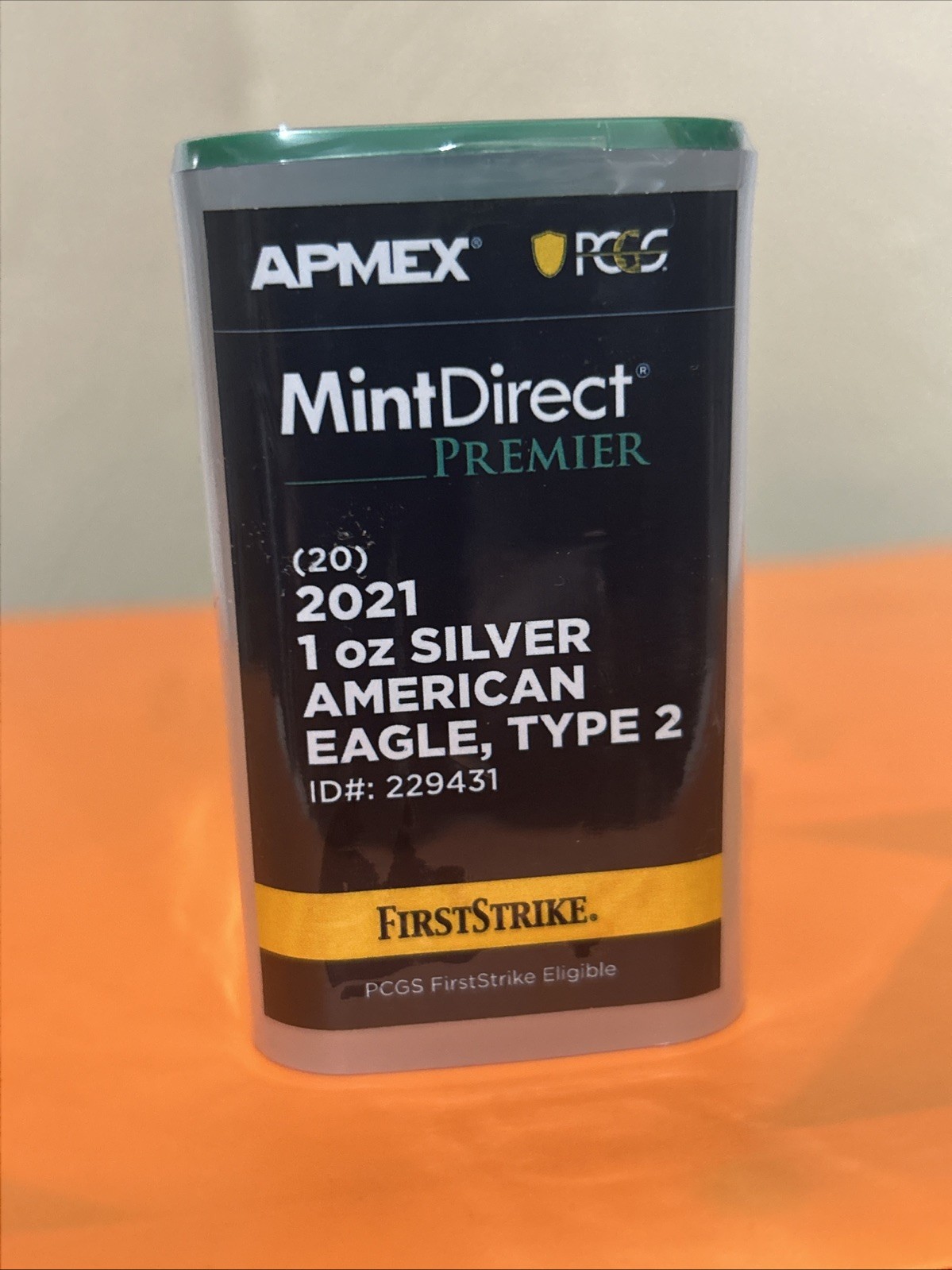 2021 Silver American Eagle (20 Count) Rolls Type I and Type II