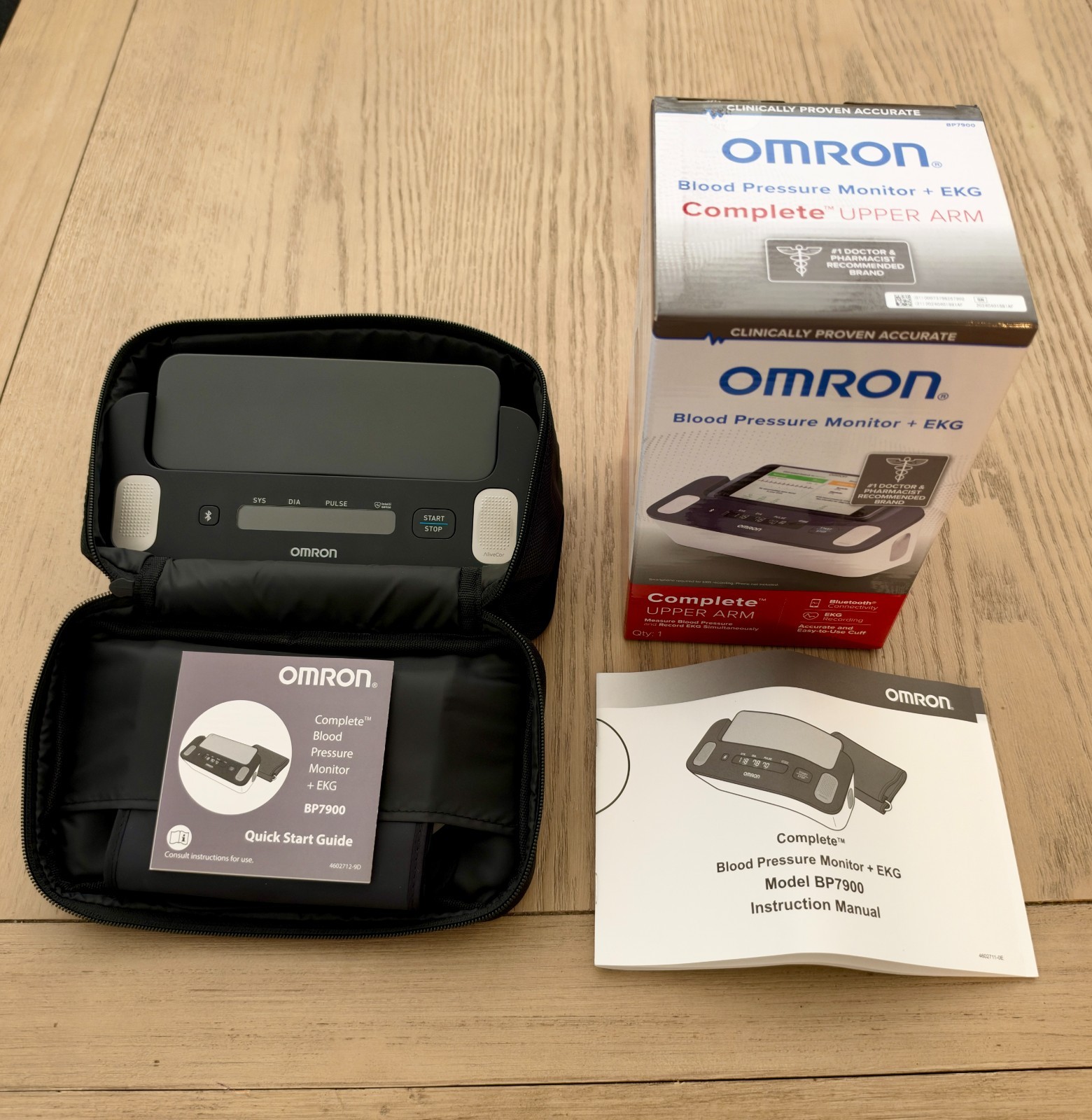 OMRON Complete BP7900 Blood Pressure Monitor + EKG Bluetooth