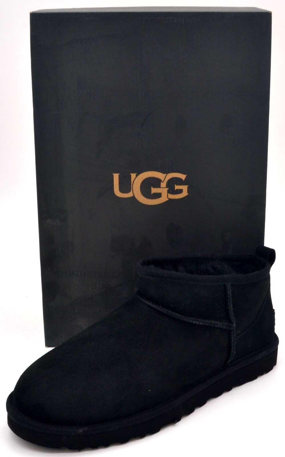 UGG Mens Classic Ultra Mini Mini Boots | Black | 1137391-BLK | Authentic New
