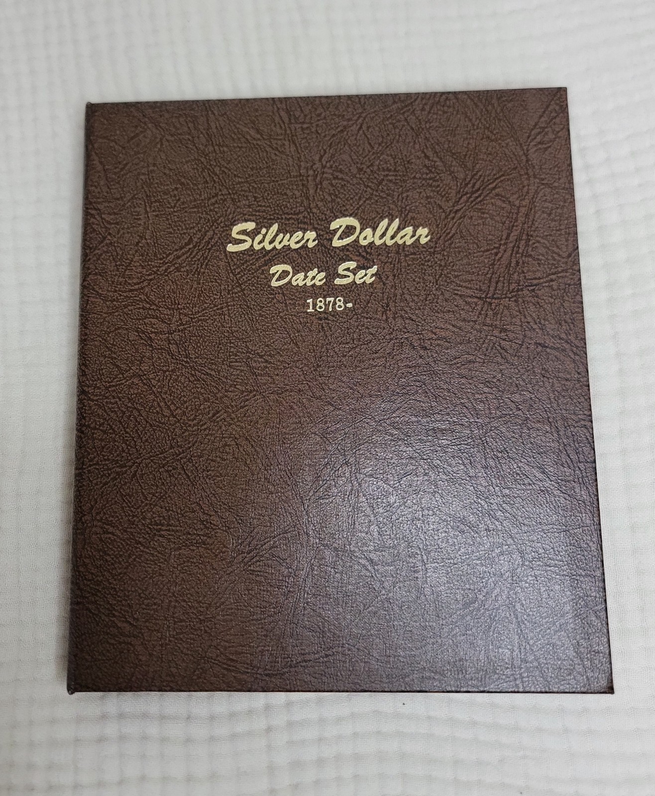 Vintage Dansco Silver Dollar Date Set 1878-  Album Morgan Peace Ike #7172 Great