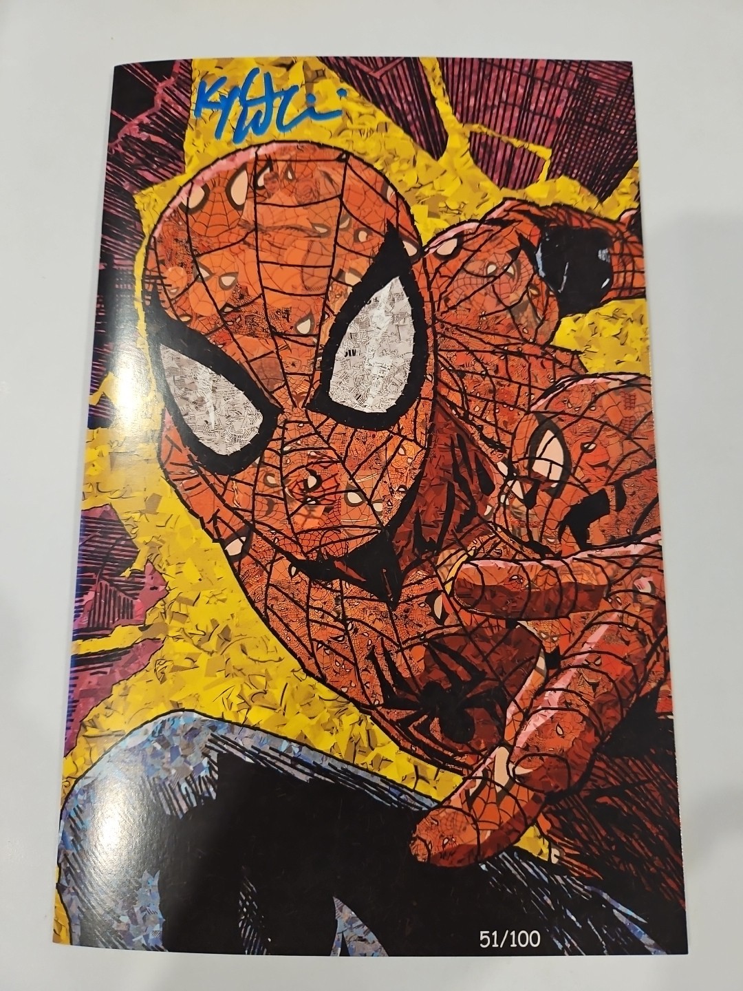 Amazing Spider-Man Mosaic Scrapbook #1 Kyle Willis Signed W COA Ltd 51/100 Amazing Spider-Man Mosaic Scrapbook #1 Kyle Willis Signed W COA Ltd 51/100