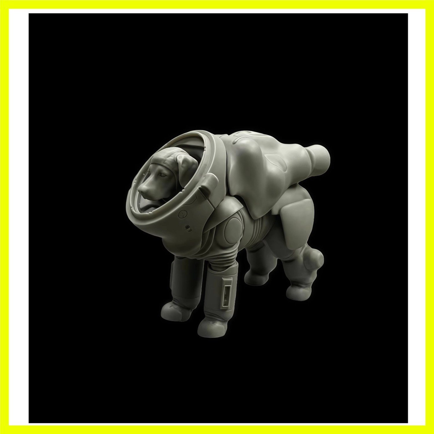 1/20 cast resin model assembly kit, GK, shape mechanical dog, unpainted toy m... 1/20 cast resin model assembly kit, GK, shape mechanical dog, unpainted toy m...