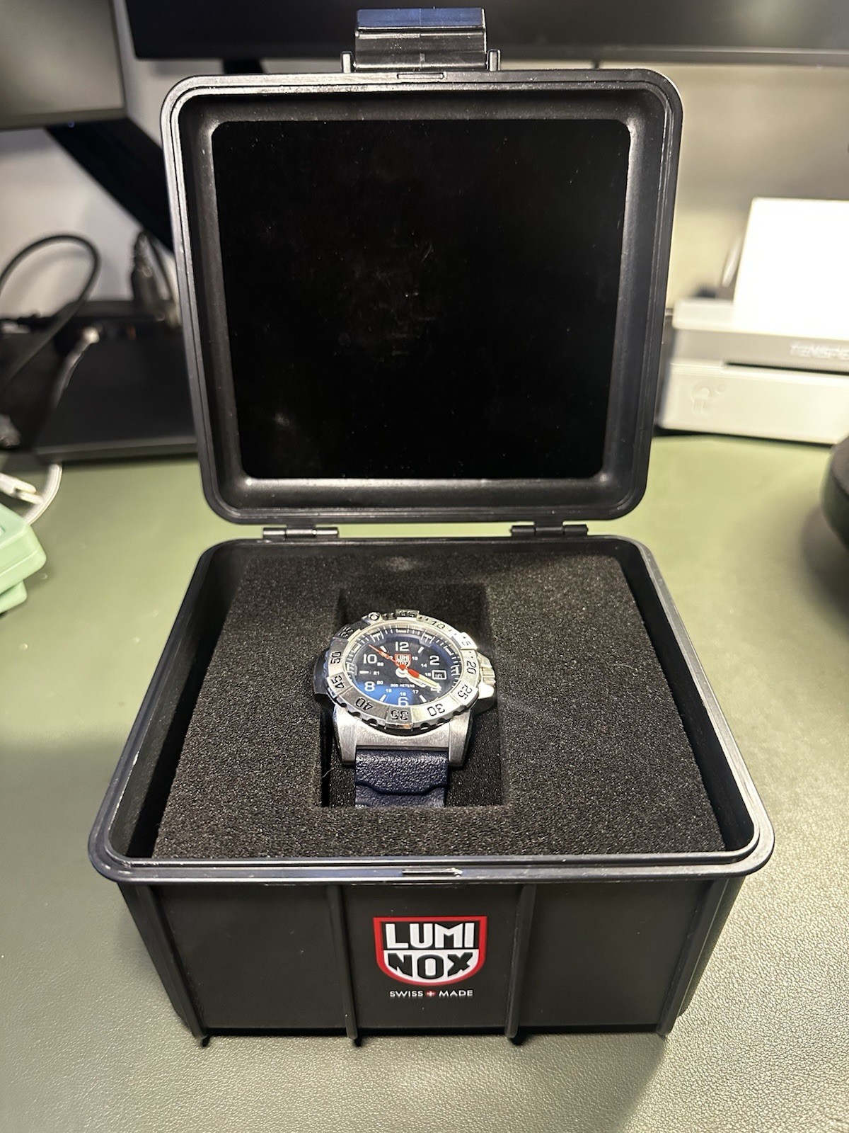 Luminox Navy SEAL 3250 Series Swiss Made Men's Watch - Blue Dial
