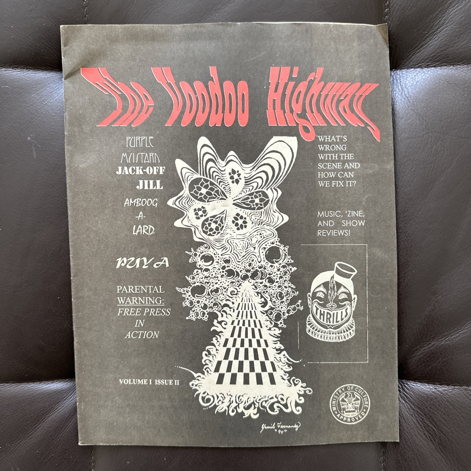 Vintage Zine Voodoo Highway Jack Off Jill Amboog-A-Lard 1994