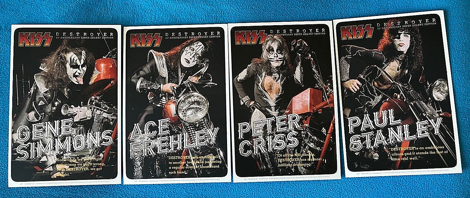 KISS Destroyer 45th Anniversary Boxset Band Member 