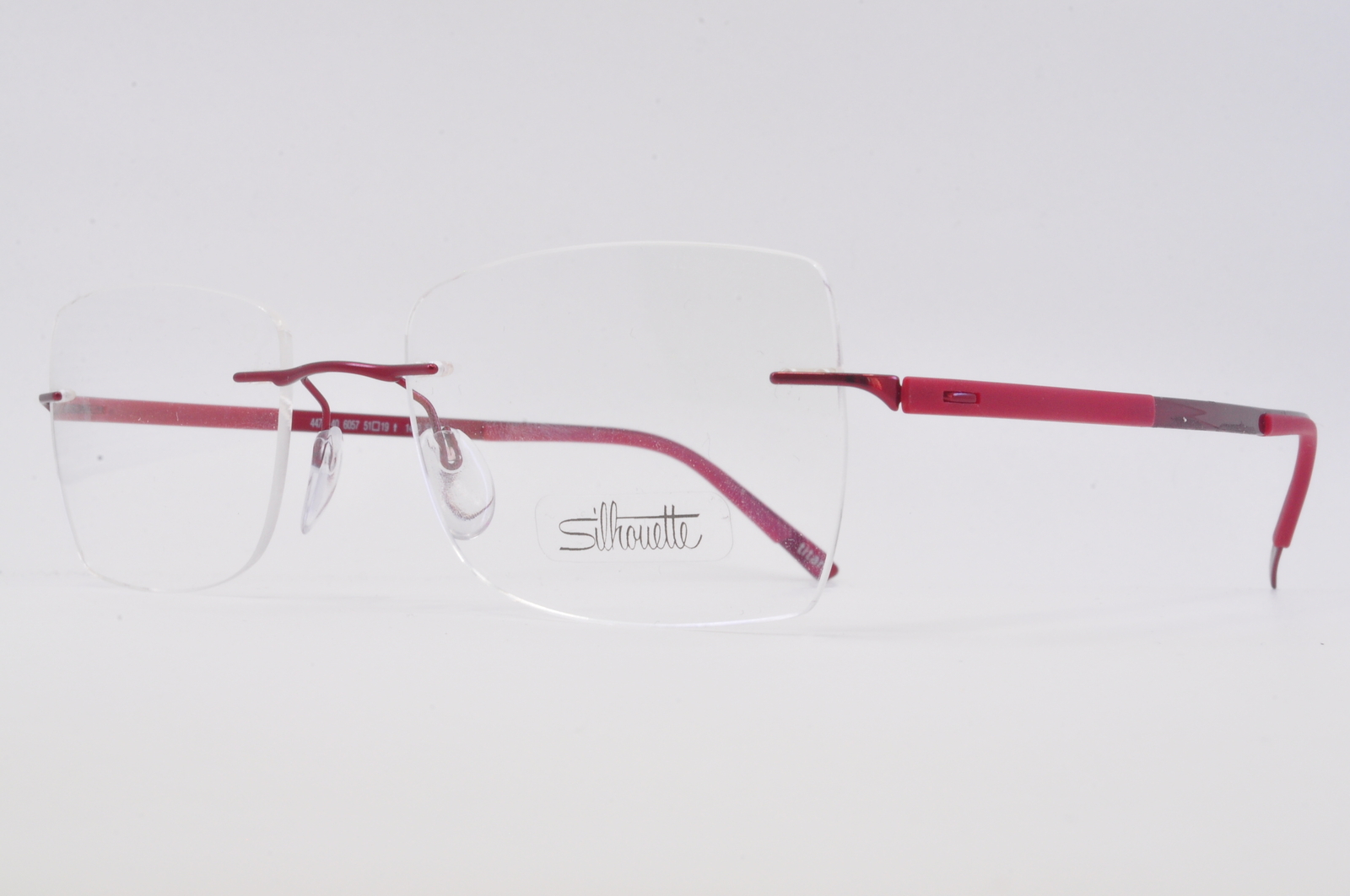 Silhouette Eyeglasses 4474 40 6057 Red, Size 51-19-140 Silhouette Eyeglasses 4474 40 6057 Red, Size 51-19-140