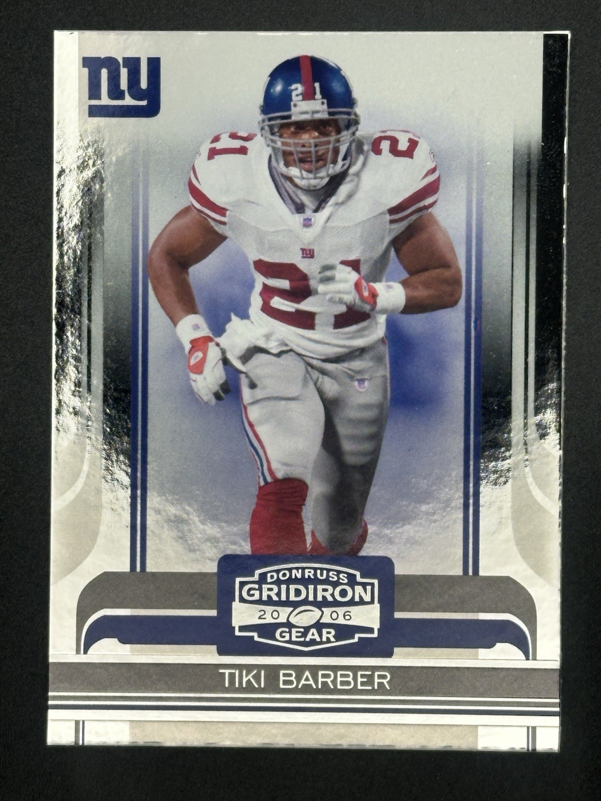 2006 Donruss Gridiron Gear - Tiki Barber #70 Giants C761