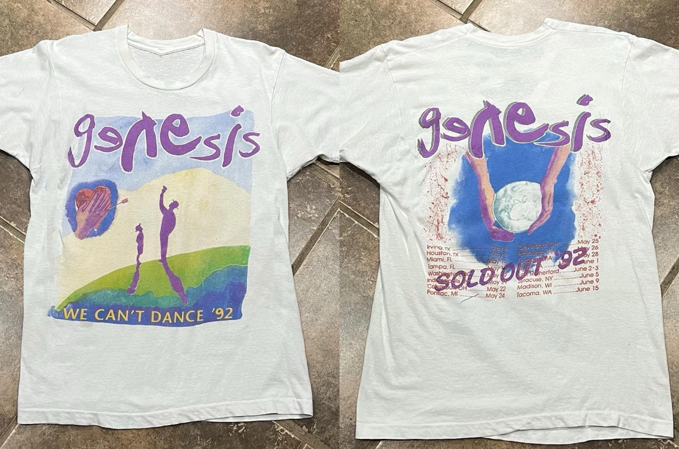 Vintage Genesis We Can’t Dance Unisex Tee Cotton Shirt ZA639