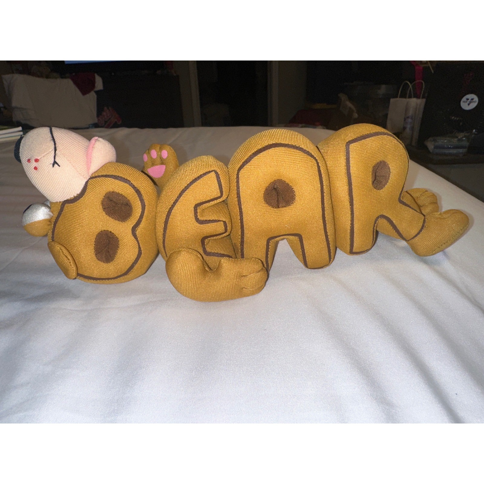 Word World Bear Plush Stuffed Animal WordThing PBS Kids 2004 NWT Brown 12 Inch Word World Bear Plush Stuffed Animal WordThing PBS Kids 2004 NWT Brown 12 Inch
