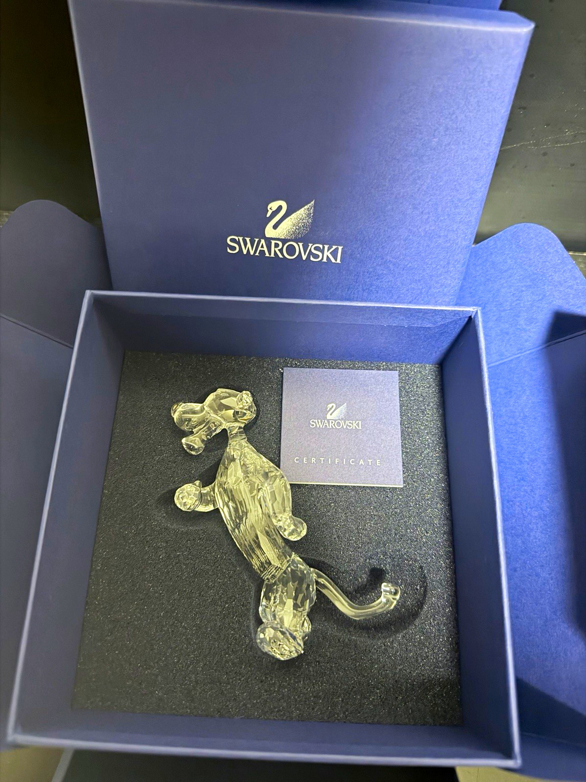 Swarovski Disney Tigger - Crystal Figurine w/ Original Box & Certificate Swarovski Disney Tigger - Crystal Figurine w/ Original Box & Certificate