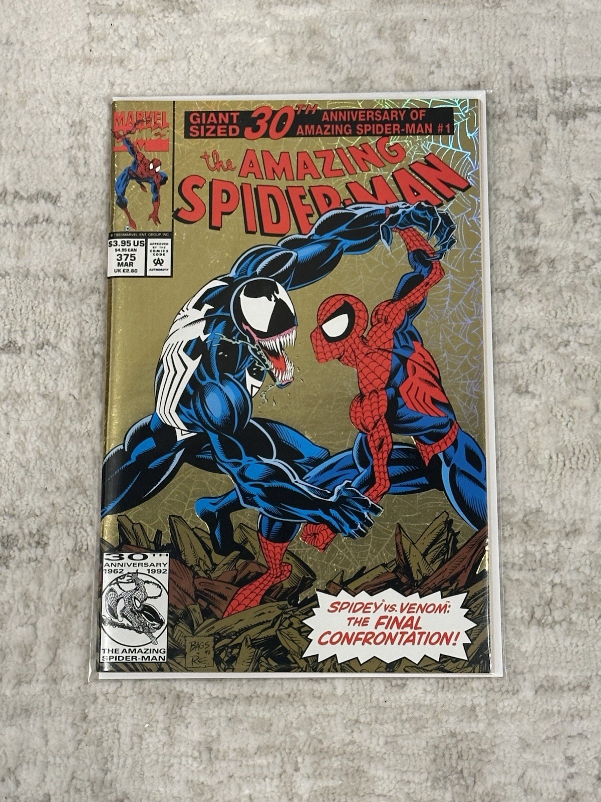 The Amazing Spider-Man #375 Marvel Comics March 1993 NM The Amazing Spider-Man #375 Marvel Comics March 1993 NM